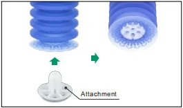 Bellows Stage Vacuum Suction Cups Zp3p Jt